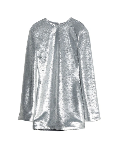 Shop Rta Short Dress In Silver