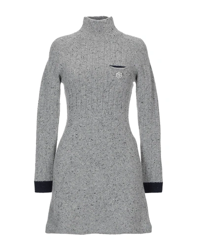 Shop Alexa Chung Short Dresses In Grey