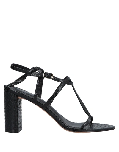 Shop Jean-michel Cazabat Sandals In Black