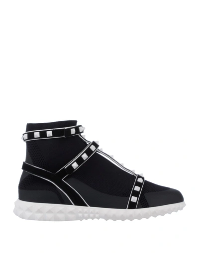 Shop Valentino Sneakers In Black