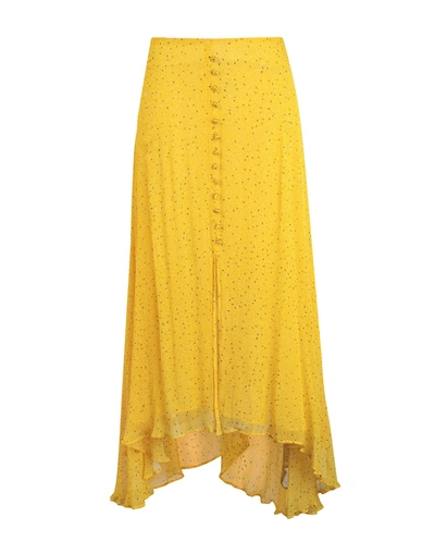Shop Bec & Bridge Long Skirts In Yellow