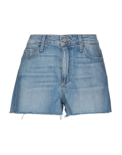Shop Paige Denim Shorts In Blue