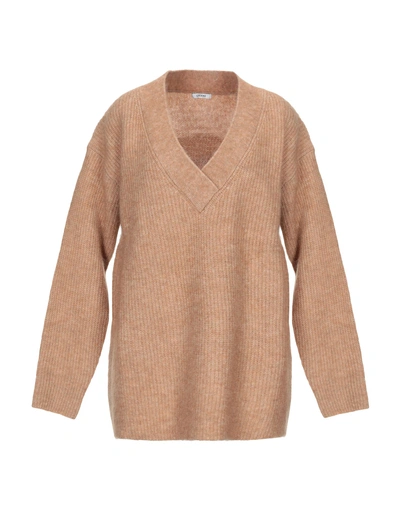 Shop Ganni Sweater In Brown
