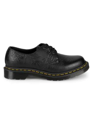 dr martens 1461 floral emboss
