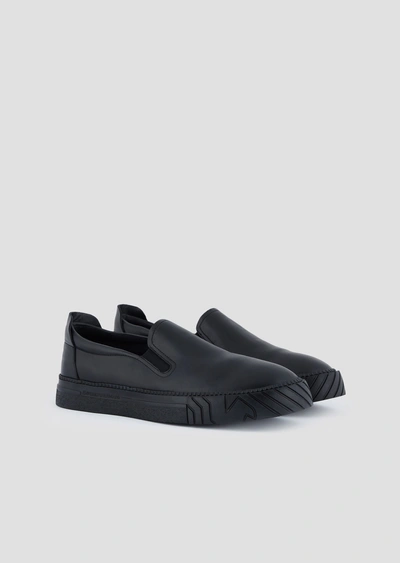 Shop Emporio Armani Sneakers - Item 11644384 In Black