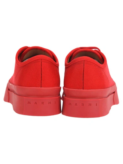 Shop Marni Sneaker Rubber Point In China Red