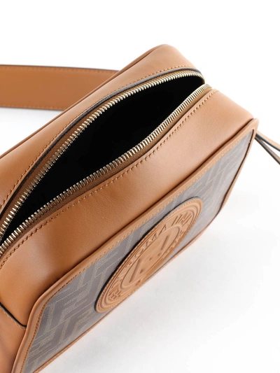 Shop Fendi Camera Case Shoulder Bag In Wo Mogano+caramel