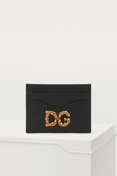 Shop Dolce & Gabbana Dg Cardholder In Black