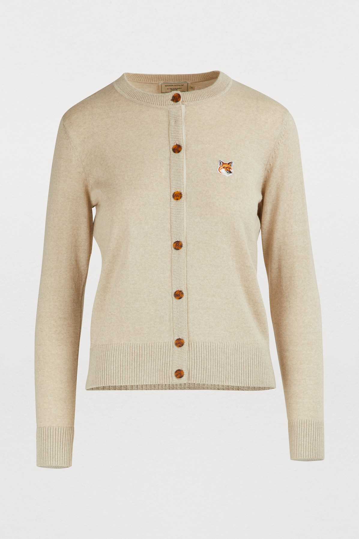 maison kitsune cardigan women