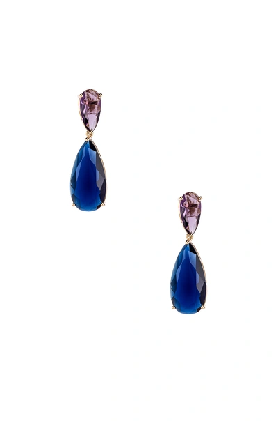Shop Amber Sceats Gem Earrings In Purple.