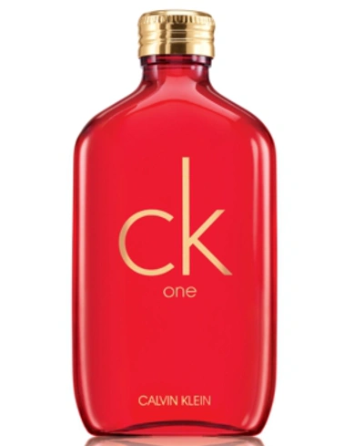 Shop Calvin Klein Ck One Red Eau De Toilette, 3.4-oz, Limited Edition