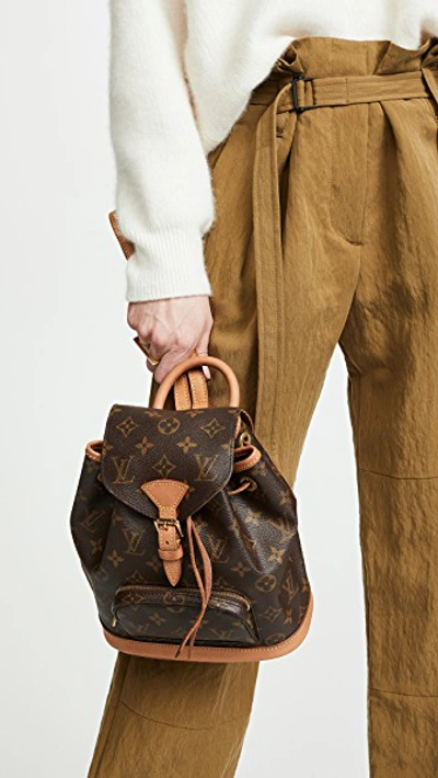 Shop Pre-owned Louis Vuitton S Monstouris Pm Backpack In Brown
