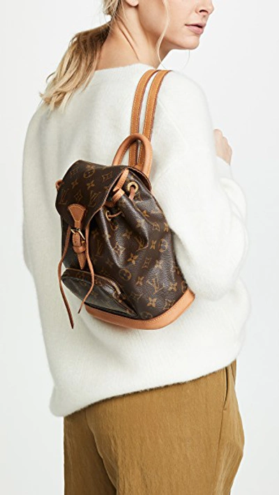 Shop Pre-owned Louis Vuitton S Monstouris Pm Backpack In Brown