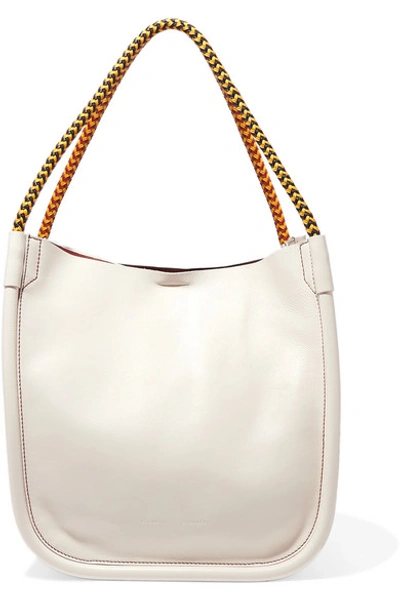 Shop Proenza Schouler Lux Large Leather Tote In Cream