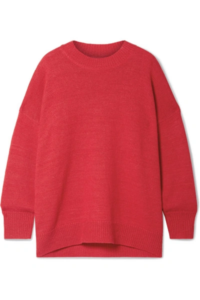 Shop Isabel Marant Étoile Gae Alpaca-blend Sweater In Red