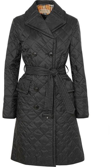 burberry horberie quilted trench coat