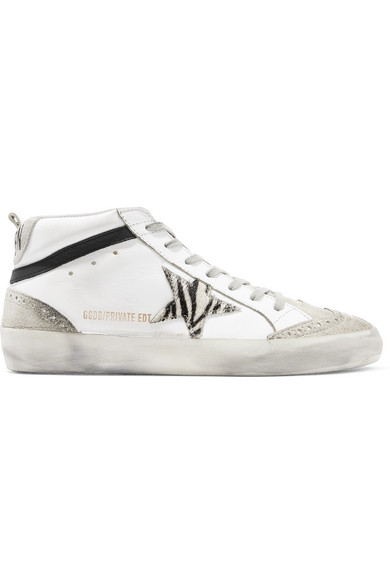 golden goose mid star zebra