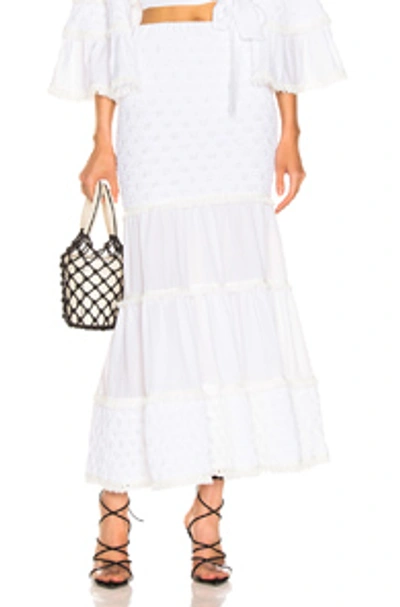 Shop Alexis Geras Skirt In White