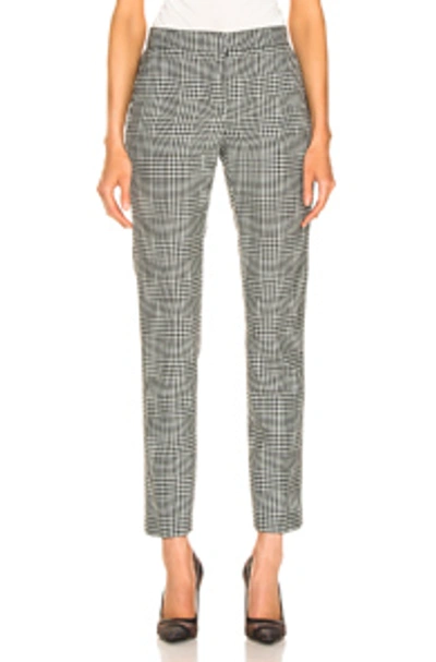 Shop Burberry Hanover Pant In Mist Green Chalk
