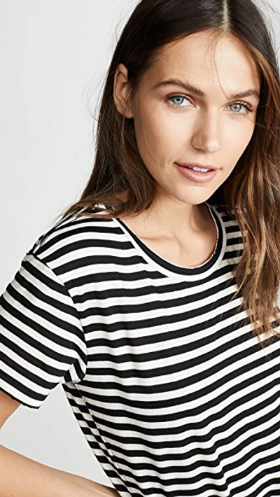 Shop Amo Twist Tee In Seaton Stripe