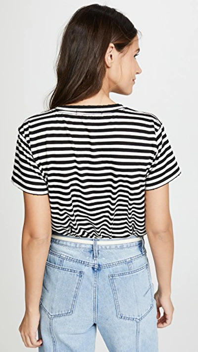 Shop Amo Twist Tee In Seaton Stripe