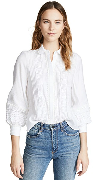 Shop Alexis Greyson Top In White