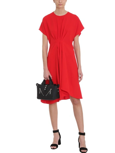 Shop Kenzo Loose-fit Midi Dress In Red