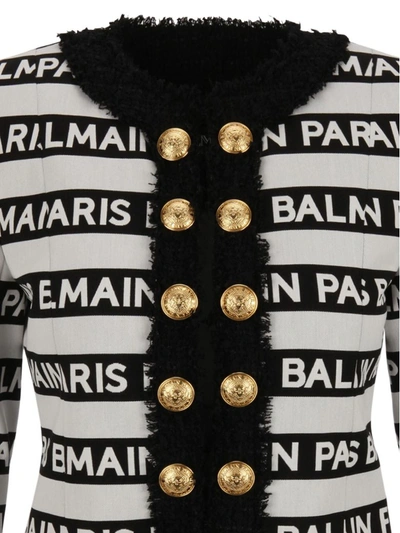 Shop Balmain Paris Blazer In Black