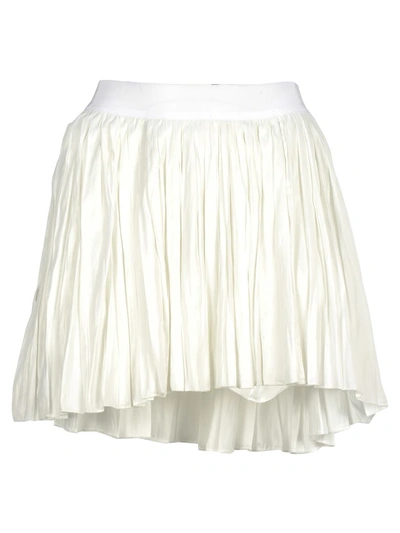 Shop Isabel Marant Dinky Mini Skirt Pleated In White