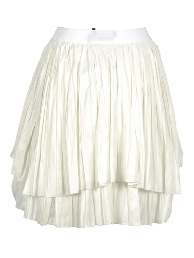 Shop Isabel Marant Dinky Mini Skirt Pleated In White