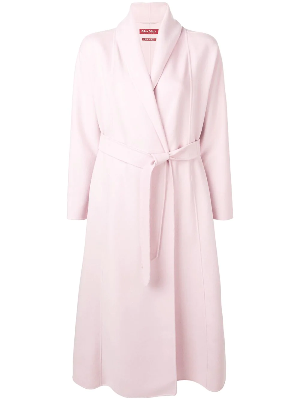 Max Mara Studio Belted Robe Coat - Pink | ModeSens