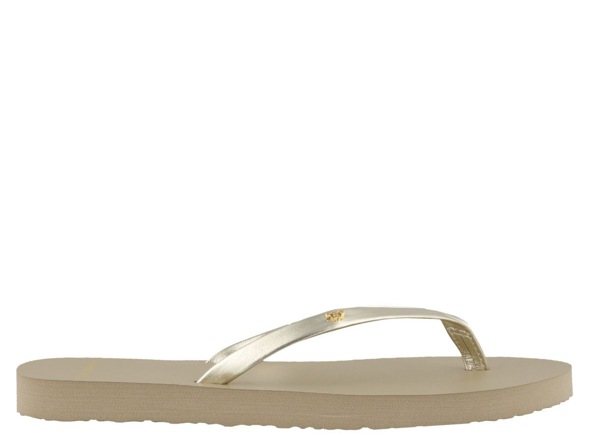 rose gold tory burch flip flops