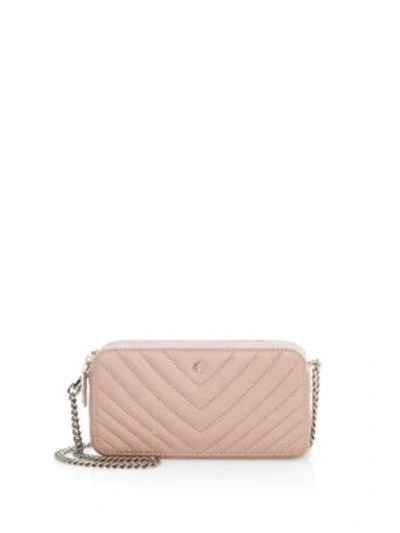 Kate Spade Mini Amelia Quilted Leather Crossbody Bag In Flapper Pink |  ModeSens