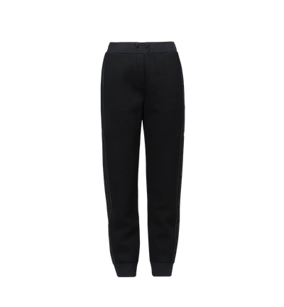 Shop Mcm Women's Neoprene Joggers In Black