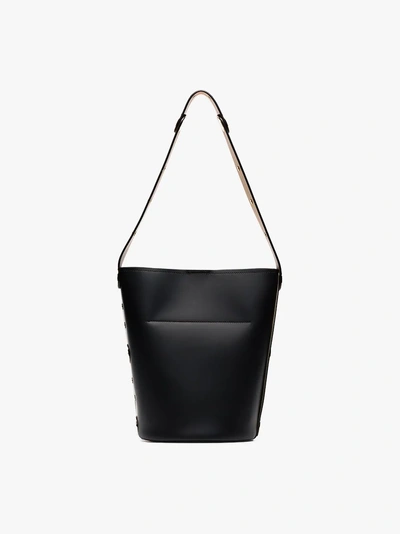 Shop Marni Punch Bucket Bag In Brown