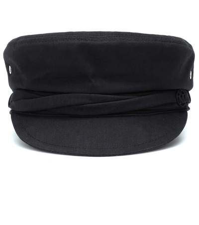 Shop Maison Michel New Abby Hat In Black