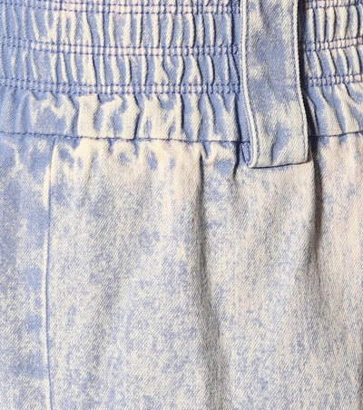 Shop Miu Miu High-waisted Flared Jeans In Blue