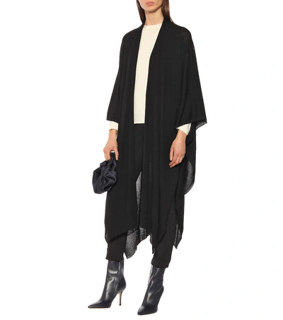 Shop The Row Hern Wool And Cashmere Cape In Black