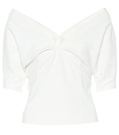 Shop Haider Ackermann Stretch Jersey Top In White