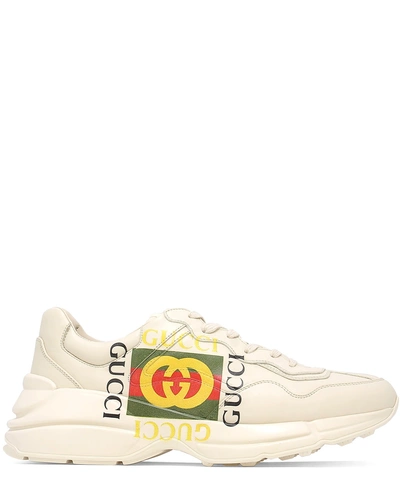 Shop Gucci Rhyton Apollo Logo Sneakers In 9522