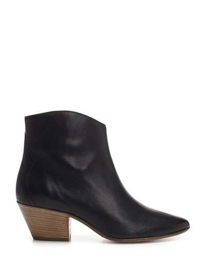 Shop Isabel Marant Dicker Ankle Boots In Black
