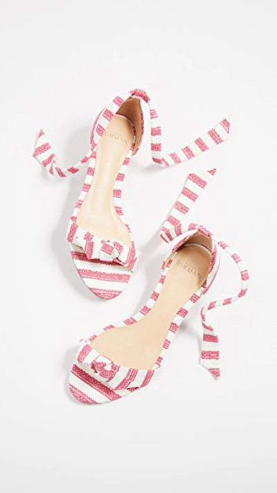 Shop Alexandre Birman Clarita Demi 35mm Wedge Sandals In Raspberry