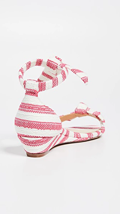 Shop Alexandre Birman Clarita Demi 35mm Wedge Sandals In Raspberry
