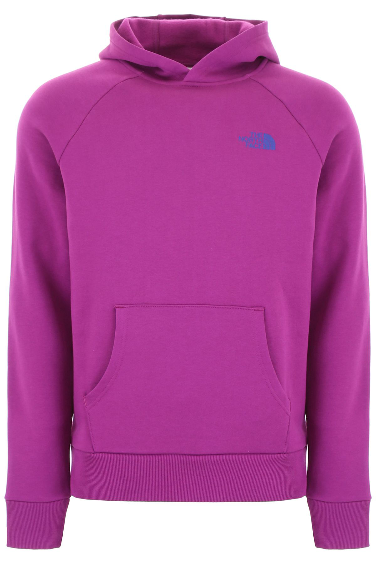 The North Face Hoodie With Logo Print In Purple Modesens