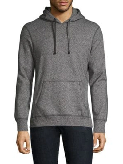 Shop Reigning Champ Cotton Hooded Sweatshirt In Charcoal