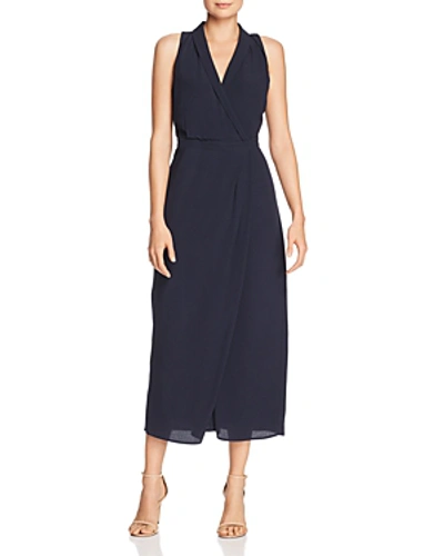 Shop Equipment Katherine Wrap Dress In Eclipse