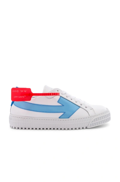 Shop Off-white Arrow Sneaker In White & Blue