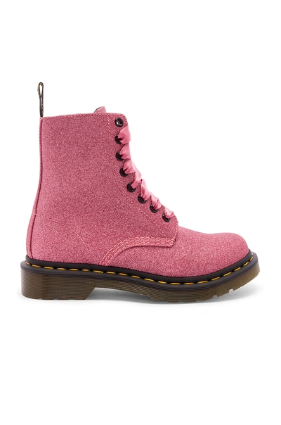 Shop Dr. Martens' 1460 Pascal Glitter Boot In Pink