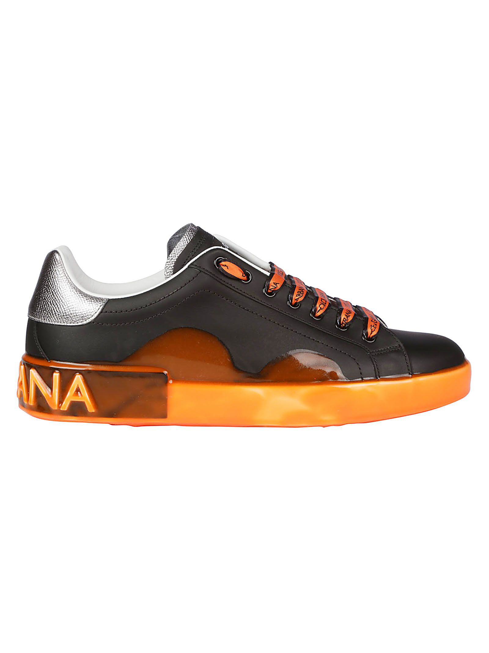 orange dolce and gabbana sneakers