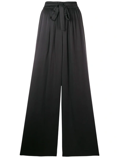 Shop Zimmermann Drawstring Waistband Trousers In Black